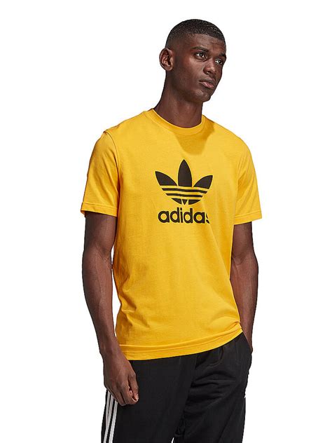 adidas shirt weiß gelb|T.